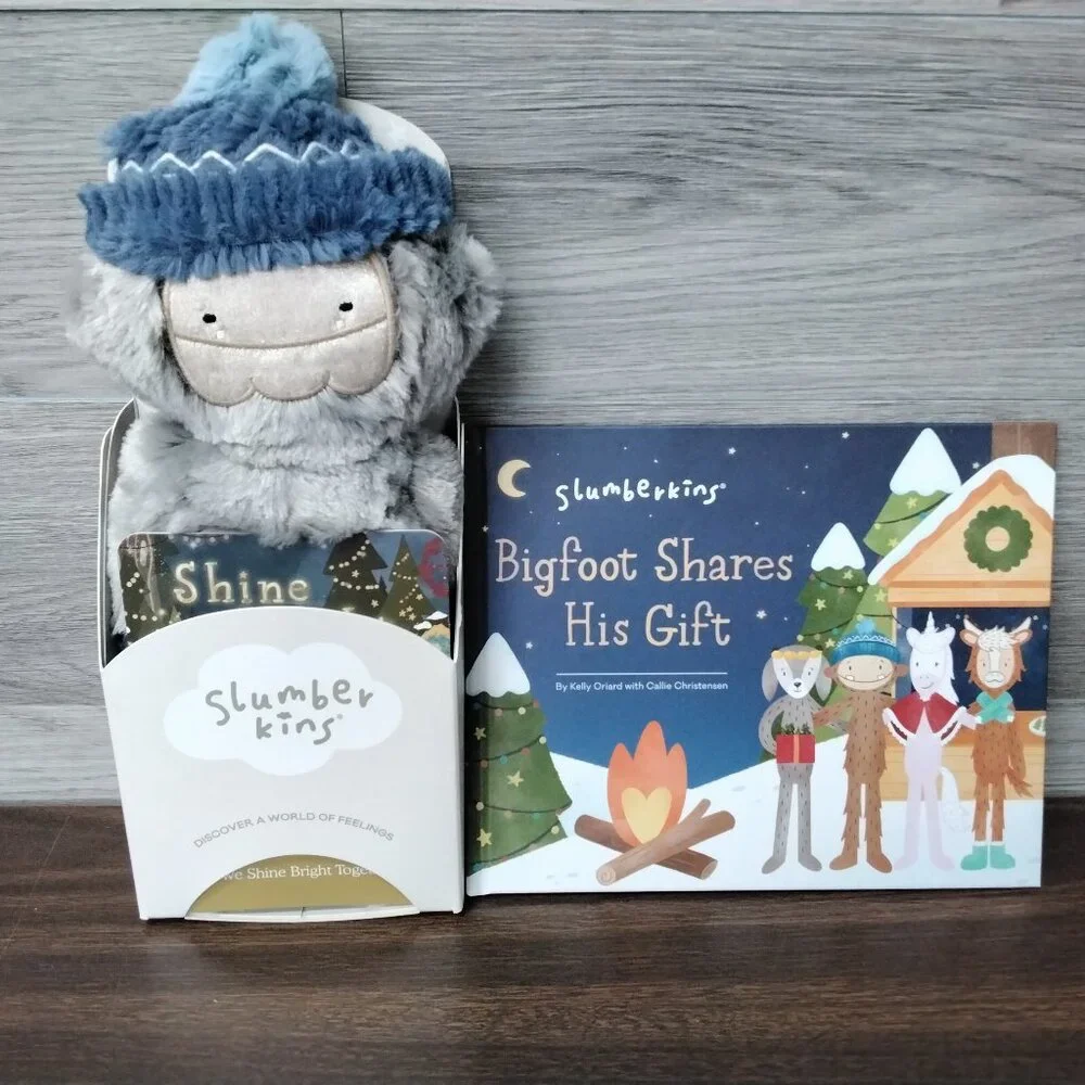 Big Foot Plush and Kids Books on Self Esteem - Picture 1 of 2